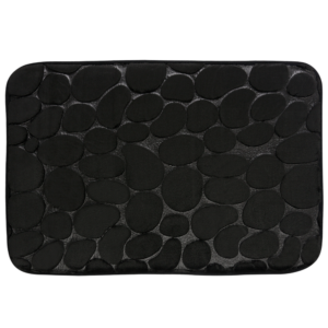 ALFOMBRA MEMORY FOAM PIEDRA NEGRO