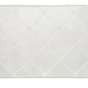 ALFOMBRA MEMORY FOAM ROMBOS BLANCO