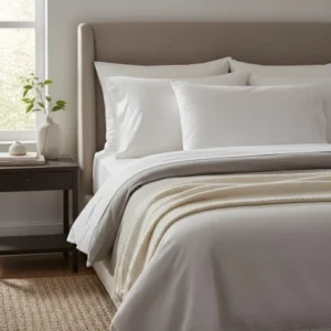 PAR DE FUNDAS DE PERCAL PARA ALMOHADAS HC