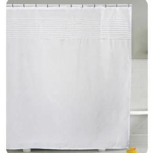 CORTINA DE BAÑO ALFORZAS BLANCA