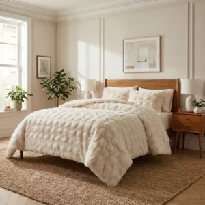 ACOLCHADO COMFORTE RABBIT FAUX FUR BUBBLE CLOUD