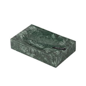 SET DE BAÑO - JABONERA - LINEA INDIA MARMOL VERDE CLAUDIA ADORNO