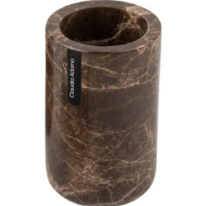 VASO. LINEA EMPERADOR MARMOL MARRÓN CLAUDIA ADORNO