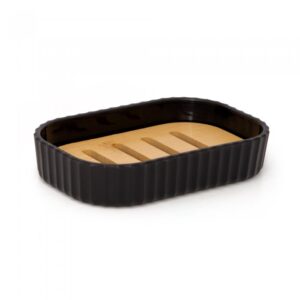 SET DE BAÑO - JABONERA - CLEVELAND BLACK & WOOD