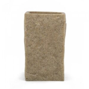 SET DE BAÑO - VASO PORTA CEPILLO DIENTES - HAWAII STONE POLYRESIN