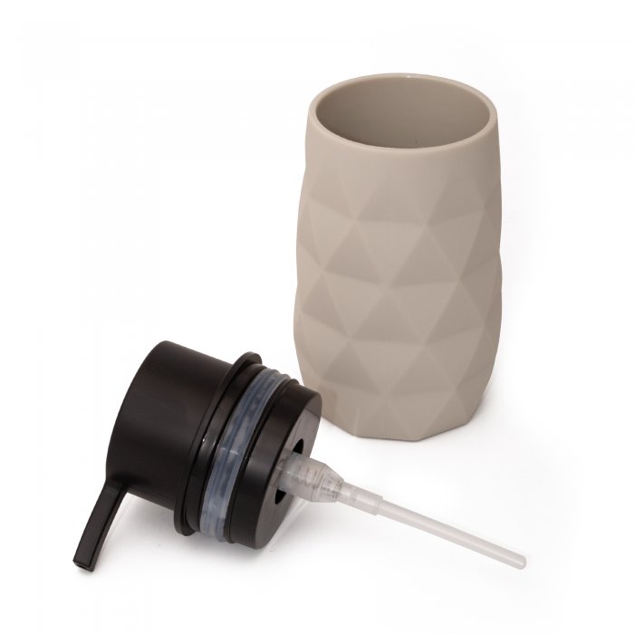 SET DE BAÑO - DISPENSER DE JABON LIQUIDO - VALLEY CON SISTEMA PUSH - Imagen 2